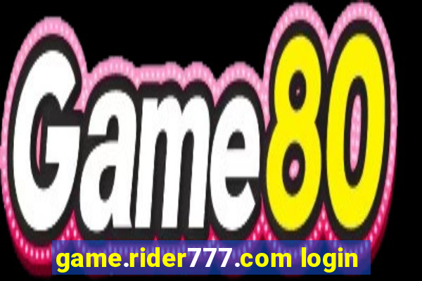 game.rider777.com login